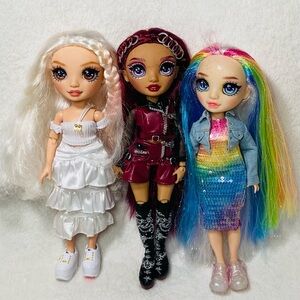 MGA Rainbow High Mila Berrymore + Amaya Raine + Watercolor Doll